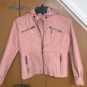 Pink Leather Jacket